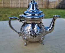 Traditional Moroccan tea pot