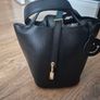 Small real leather picotin style bag Image 2