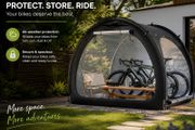 Outdoor Bike Storage Tent Fan-Shaped Waterproof Bike Tent for 4 to 5 Bikes
