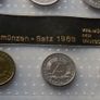 Rare East Germany DDR 1988 UNC Mint Coins set & Struck medal Image 8