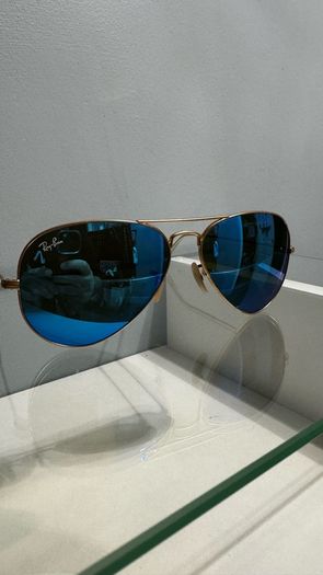 Ray Ban Aviator Mirror Blue