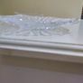 Two Charming Glass Side Plates / Flower Motiff Image 3