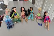 Collection of Disney princess dolls