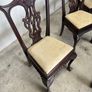 Solid mahogany table & chairs Image 6