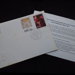 Ireland Stamps : Centenary of The Birth of Sean O'Casey and Contemporary Irish Art - First Day Cover , 1980