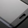 Full Curved 3D Tempered Glass Protector For Samsung Galaxy S6 EDGE PLUS- Black Image 6