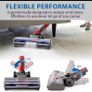 Drive Cleaner Brush Head For Dyson V7 V8 V10 V11 V15 Vacuum  with Turbo Bristle Roller and LED Lights for Hardwood and Carpet Image 7