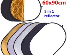 60x90cm 5-in-1 Collapsible Reflector Disc - 30444