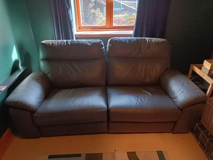 3 Seater Leather Recliner Sofa