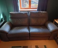 3 Seater Leather Recliner Sofa