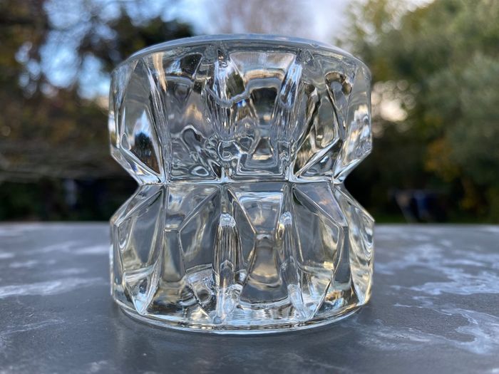 Crystal candle holder
