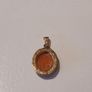 Vintage Miniature 9ct Gold Cameo Pendant Image 3