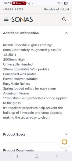 Sliding Shower Door