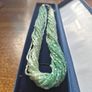 Vintage 1980s Multistrand Green Seed Beads Necklace Image 3