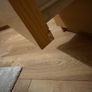 2x Ikea Malm Oak bedside lockers with glass tops Image 3