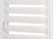Double layer rollo blind, Cream, 76 x 150 cm