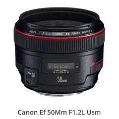 Canon EF 1.2 50 mm lens