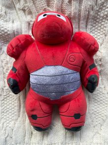 Disney Batman Big Hero 6 red armour plush Used Dirty Please look at the pictures