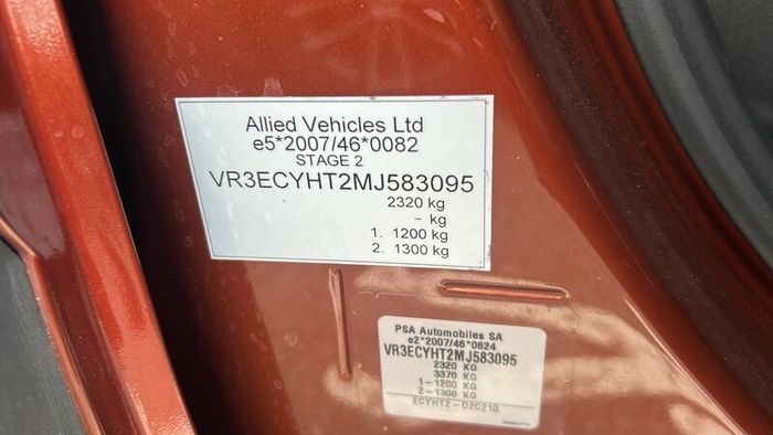 Peugeot Rifter taxi spec WAV, 6 seater LWB