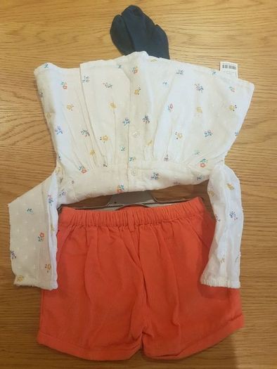 3 piece baby shorts set
