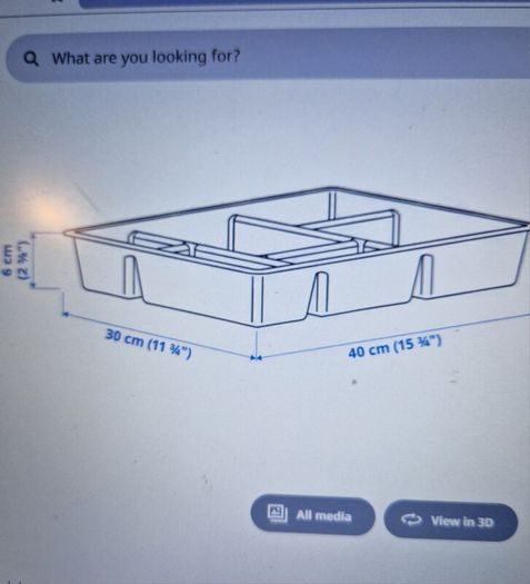 IKEA Raggisar tray 40x30cm