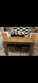 table and 2 chairs