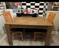 table and 2 chairs