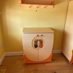 chest of drawers and shelf to match