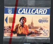 1994 Ireland 50 unit Wexford Opera Festival (Gemplus GEM1) Call Card Mint in Packaging. Telecom Eireann Card Number 1076
