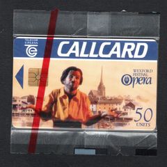 1994 Ireland 50 unit Wexford Opera Festival (Gemplus GEM1) Call Card Mint in Packaging. Telecom Eireann Card Number 1076