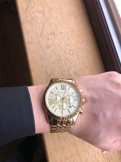 michael kors gold mens watch