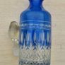 Cobalt small cut-to-clear crystal carafe Image 4