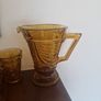 vintage amber glass Image 2