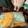 5 porcelain dolls with extra clothing perfect condition Image 6