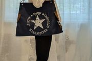 Vintage Canvas Tote Bag Navy Blue - BRAND NEW