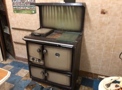 oil burning stove