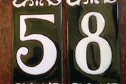 Art Nouveau Number Plates NEW