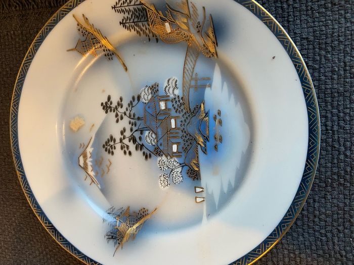 Kutani Original Japanese Porcelain Tea Set