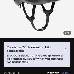Road cycling helmet Van Rysel