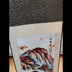 Hanging Scroll Framed Silk Mount