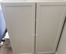 bookcase with doors ikea