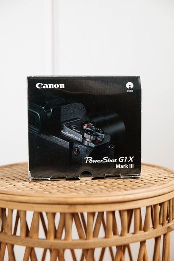 Canon Powershot G1x mark iii point and shoot with accessories