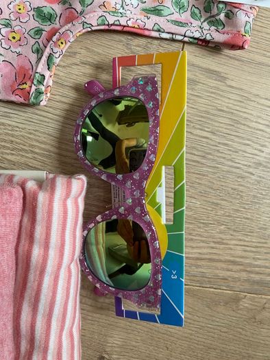 Baby girl bodysuits dress and sunglasses