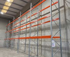 High Bay Pallet Racking - 6000mm high x 2700mm long x 1100mm deep