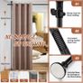 Brand New Freestanding Room Divider Rod No-To Drill Folding Screen -121-304cm x 71-289cm. Image 3