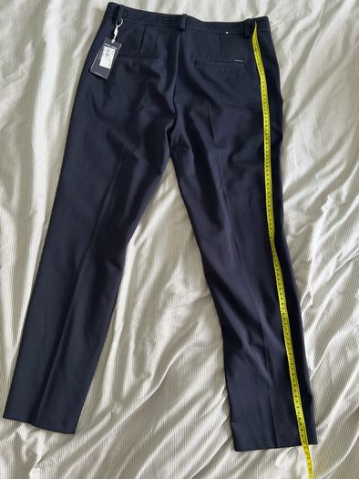 Brax "Style Marons" Navy Casual Jersey Trousers BNWT Size UK 12 / EU 38