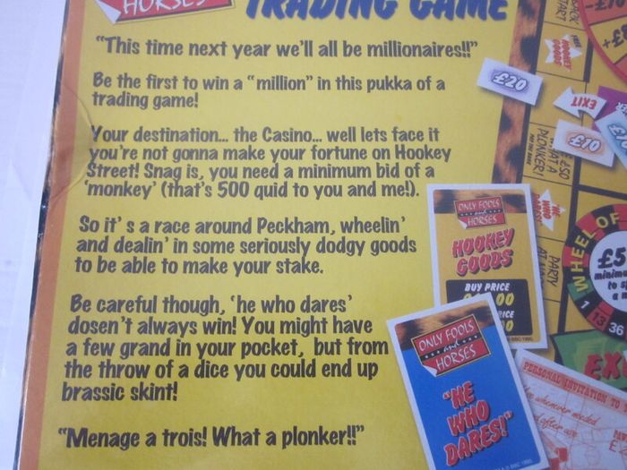 New Only Fools And Horses Trotters Trading Game