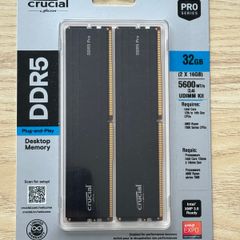 Crucial Ddr5 32gb Kit (2x16gb) 5600mhz
