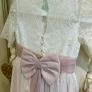 Marian Gale vintage style communion dress with custom made headband Image 4