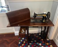 Antique Singer treadle sewing machine
